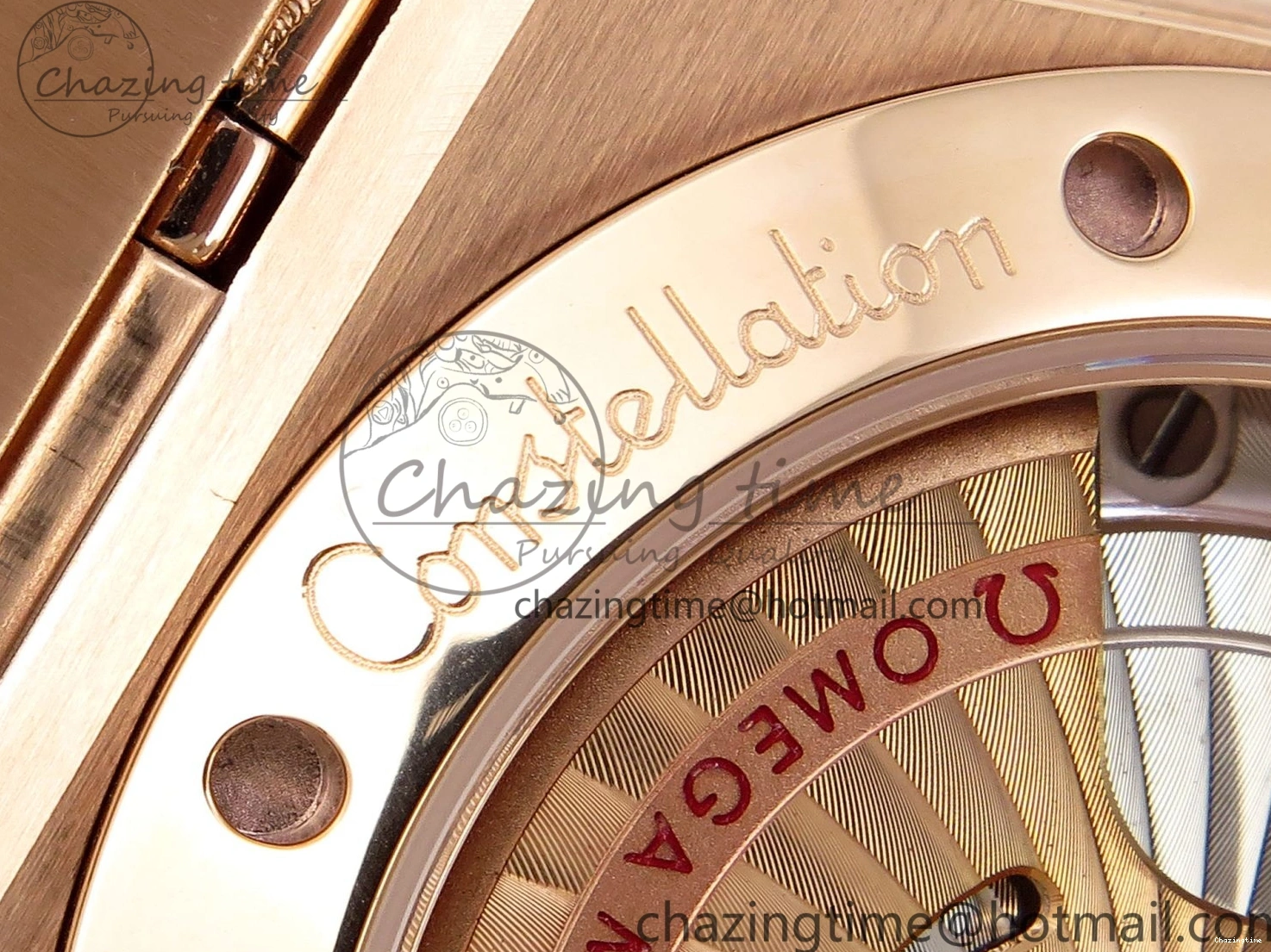 0511 Soft Constellation 39mm RG Diamonds Bezel ASWF 1:1 Best Edition White Dial on RG Bracelet A 7783